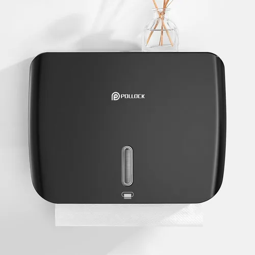 Miniatura 5 de Dispensador de toallas de papel para montaje en pared, dispensador de toallas de mano plegado múltiple/triple en C, dispensador de toallas de papel