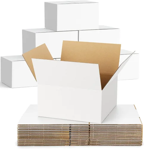 Miniatura 21 de Paquete de 40 cajas de envío pequeñas de 6x4x4, cajas de cartón corrugado para embalaje para pequeñas empresas, cajas marrón para envíos por correo