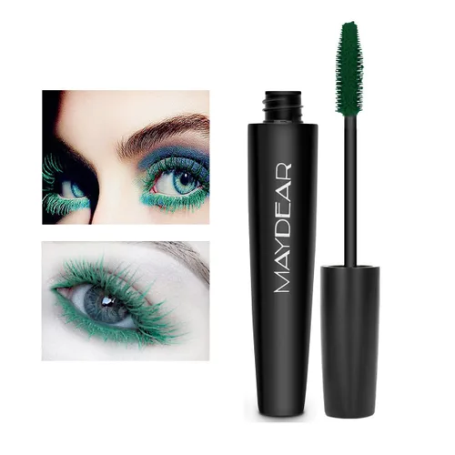 Miniatura 3 de Maydear - Máscara impermeable de larga duración, verde oscuro, a prueba de manchas para maquillaje de ojos de mujer