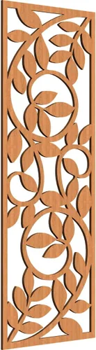 Miniatura 132 de 9 3/8"W x 24 3/8"H x 1/4"T Utica Decorativo Fretwork Madera Paneles de Pared, Abedul
