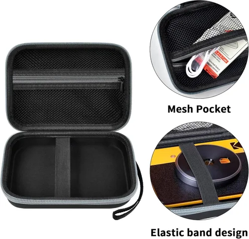 Miniatura 3 de ANKHOH Estuche para cámara con estampado para Kodak Mini Shot 3 Retro 4PASS, cámara instantánea inalámbrica e impresora de fotos, bolsa de Negro
