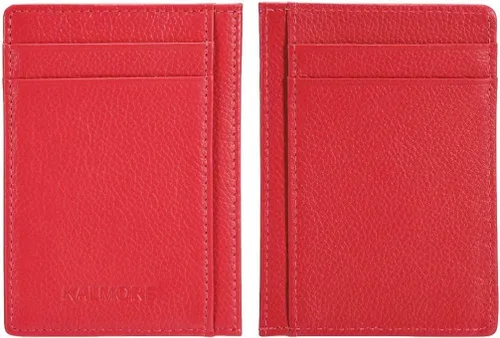Miniatura 6 de KALMORE Women's Credit Card Holder Leather Slim Minimalist Wallet