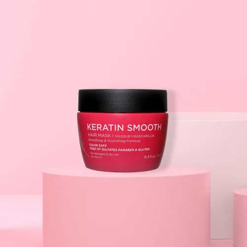 Miniatura 2 de Mascarilla de queratina Luseta para cabello liso, hidratante y nutritiva para cabello seco y dañado, 16.9 onzas