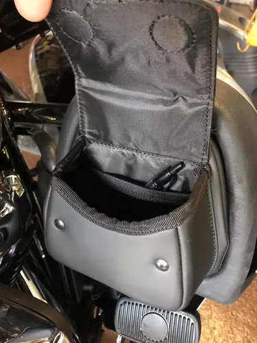 Miniatura 3 de Par de paneles de carenado inferior Bolsillos de almacenamiento, bolsillos inferiores de puerta de carenado para Harley Touring Road Glide Street
