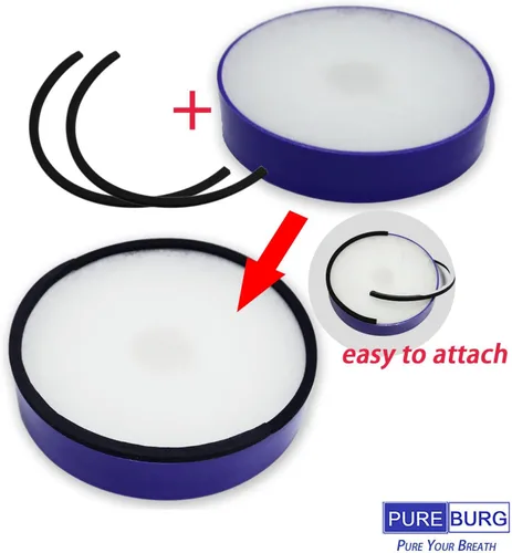 Miniatura 6 de PUREBURG DC14 Juego de filtros HEPA de repuesto compatibles con aspiradora Dyson DC14 DC15 Series Animal All Floors, parte 901420-01 905401-01