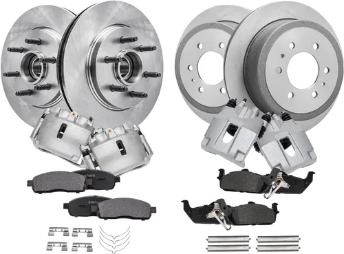 Miniatura 102 de Detroit Axle - Rotores de freno para Ford Mustang 2015 2016 2017 2018 2019 2020 2021 2022 2023 Rotores de freno de disco 2016 2017 2018 2019