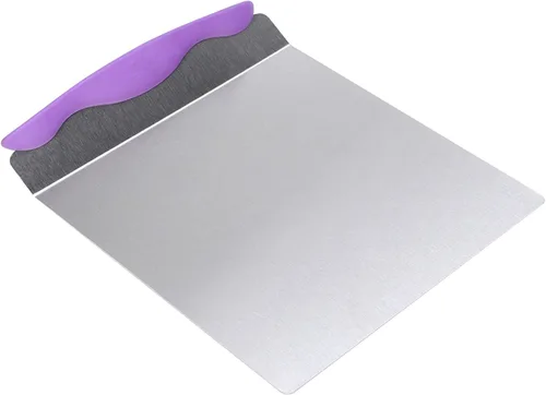 Miniatura 7 de Bandeja de transferencia de pizza de acero inoxidable para repostería, herramienta para hornear, placa móvil, pala elevadora de pasteles