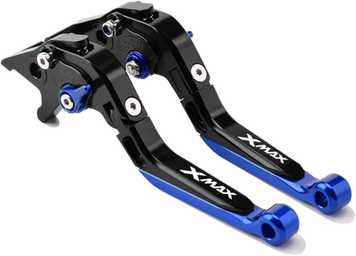 Miniatura 23 de Palancas de freno de embrague de motocicleta plegables extensibles para Yamaha Xmax X-MAX 125 250 300 400 mango de frenos ajustable (color : 1)