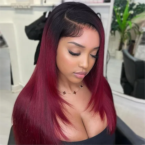 Miniatura 24 de Peluca Bob de Cabello Humano 13x4 Encaje Frontal HD Pelucas Bob de Encaje Frontal Cortas y Rectas para Mujeres Negras Cabello Humano Pre-Desplumado