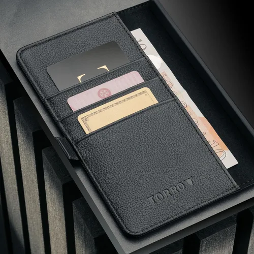 Miniatura 4 de TORRO Funda de cuero compatible con Samsung Galaxy S26 Ultra 5G 2026 - Funda de cuero premium tipo cartera con función atril y ranuras para tarjetas