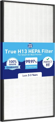 Miniatura 6 de Smart Air (también conocido como Smart Health) Blast MKII - Filtro de carbono de repuesto genuino que elimina olores, humo, ozono y gases nocivos