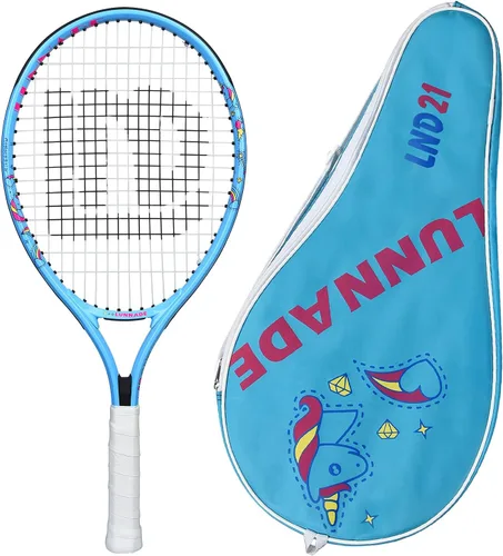 Raqueta de tenis para niños y jóvenes, raqueta de tenis juvenil de 19/21/23/25 pulgadas con cubierta, adecuada para principiantes niños y niñas de 3