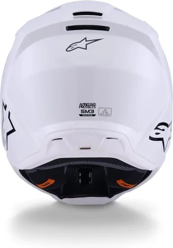 Miniatura 5 de Alpinestars SM3 sólido motocross y casco todoterreno ECE06/DOT Blanco (White Glossy)