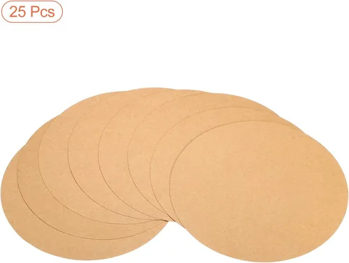 Miniatura 17 de PATIKIL Papel de cartón redondo de 5.9 pulgadas, 25 unidades de círculos de disco en blanco para decoración de fiestas, manualidades, manualidades
