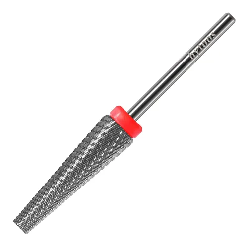 Miniatura 9 de 24mm Super Largo 5 en 1 Brocas de taladro para uñas, Broca cónica cruzada de carburo, Brocas de taladro de rotación bidireccional de 3/32
