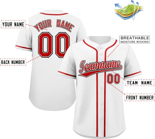 Miniatura 2 de Camiseta de béisbol personalizada para hombre, camisa con botones, número de nombre, uniforme deportivo para mujeres, jóvenes, talla grande