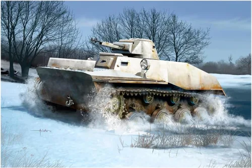 Miniatura 2 de Hobby Boss Kit de construcción de tanque ligero T-40 ruso