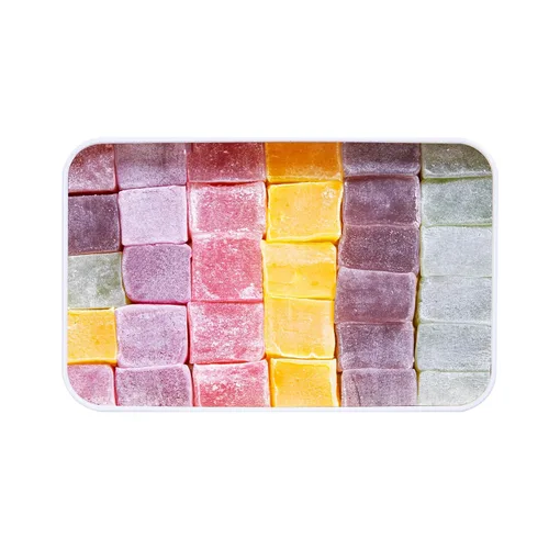 Miniatura 3 de Cerez Pazari Cesta de Regalo de Dulces Turcos, Postre Lokum de Lujo, Regalos de Comida Corporativa Gourmet de Navidad y Fiestas en Elegante Caja