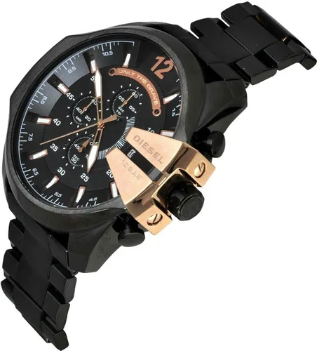 Miniatura 4 de Diesel, Mega Chief - Reloj de cuarzo con cronógrafo de acero inoxidable para hombre