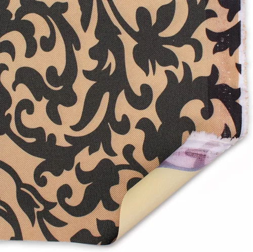 Miniatura 38 de Tela de lona estampada The Yard, impermeable, para exterior, 60 pulgadas de ancho, 600 denier negro (Tropical Black)