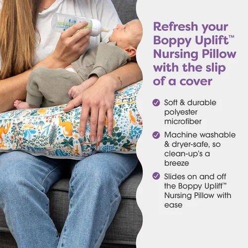 Miniatura 2 de Boppy Uplift Funda de Almohada de Lactancia - Funda de Almohada de Lactancia y Biberón de Microfibra Suave y Lavable con Cinturón