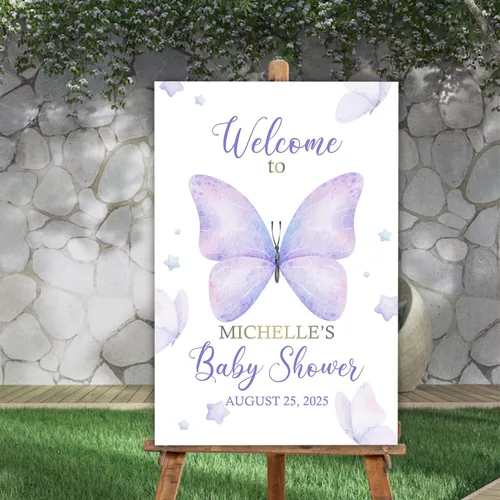 Miniatura 24 de Letrero de bienvenida personalizado para baby shower, con texto en inglés «A Little Sweetheart on the way» Baby Shower, cartel de bienvenida