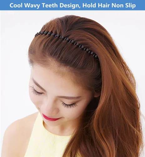 Miniatura 4 de bodbop XINGZHE Bandas para el cabello, diadema de metal para hombres y mujeres, diademas de moda para lavar la cara, maquillaje deportivo, banda