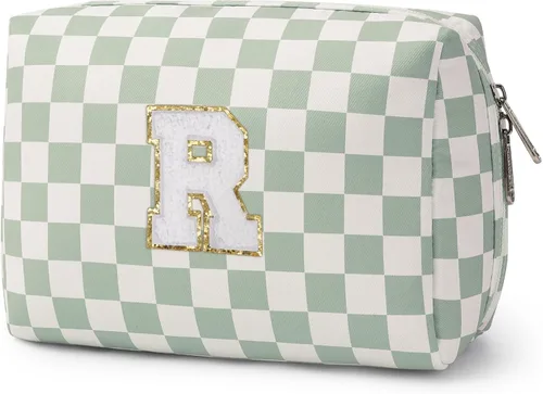 Miniatura 157 de Narwey Bolsa de maquillaje con inicial, regalos de graduación para adolescentes, niñas, niños y adolescentes, cosas de moda de 6 a 18 años, bolsa