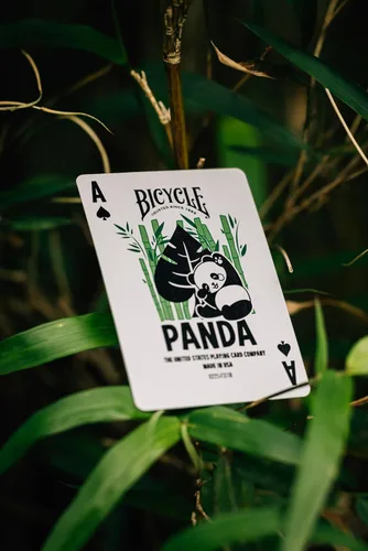 Miniatura 6 de Baraja de cartas Bicycle Panda, lindas cartas con animales, 1 mazo