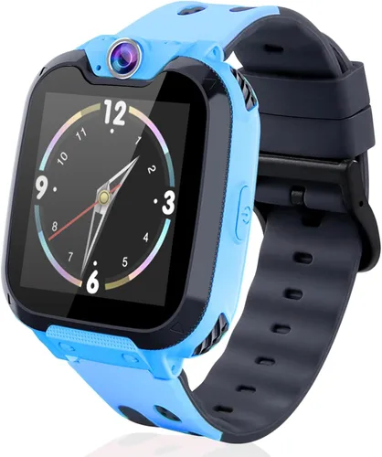 Reloj inteligente Goodatech para niños y niñas, juguetes de aprendizaje con 16 juegos, llamadas telefónicas SOS, cámara, reproductor de música y