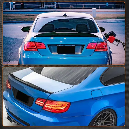 Miniatura 3 de Alerón de fibra de carbono real E92 compatible con BMW Serie 3 E92 Coupé y M3 Coupé 2006-2013