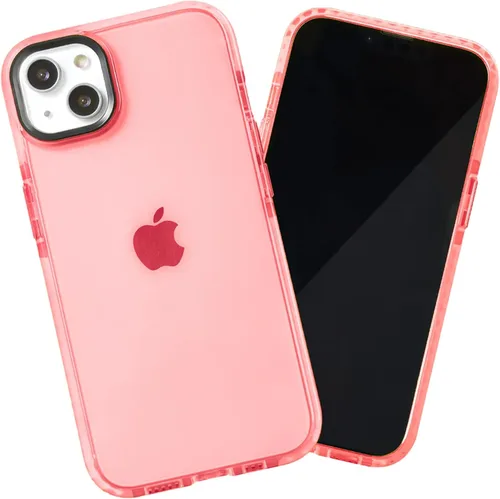 Miniatura 55 de SteepLab Funda de barrera para iPhone 13, protección de 360 grados que absorbe impactos con bisel elevado y colores llamativos (cielo azul brillante)