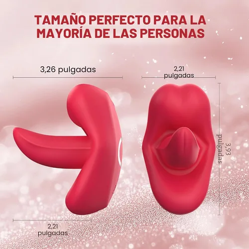 Miniatura 5 de Juguetes sexuales para adultos, vibrador de punto G, juguete de rosa, vibrador de lengua de mariposa con 9 modos de vibración, estimulador