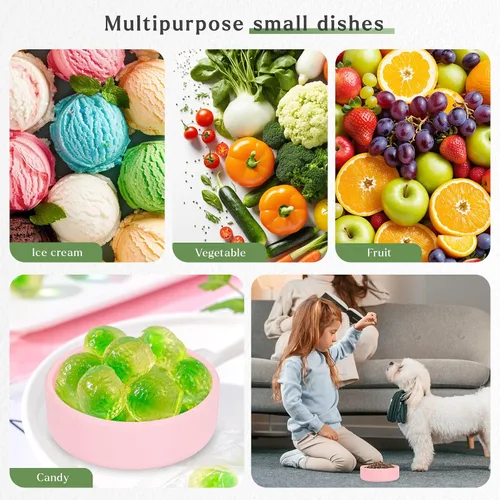 Miniatura 4 de Moldes de silicona para huevos – 2 moldes para huevos para freidora de aire, molde reutilizable para huevos de 4 pulgadas, magdalenas de huevo, Rosa