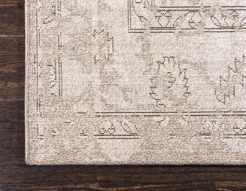 Miniatura 9 de tapete moderno clásico, colección La Jolla, Polipropileno, Gris Gris/Plateado