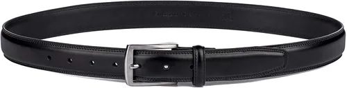 Miniatura 3 de Cinturón de cuero genuino de calidad superior para hombre - Diseño clásico casual y para el trabajo