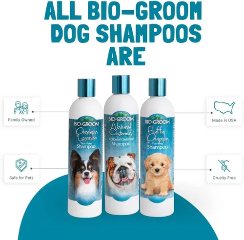 Miniatura 3 de Bio-Groom Champú de avena para perros, para alergias y picazón, sin crueldad, suministros de baño para perros, champú para cachorros para pieles