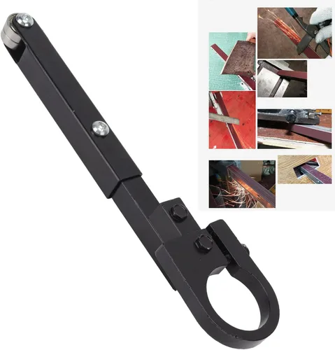 Miniatura 4 de Fdit Accesorio para lijadora de banda, lijadora de archivos de detalles, piezas de amoladora de correa, acero resistente, impacto de bajo ruido