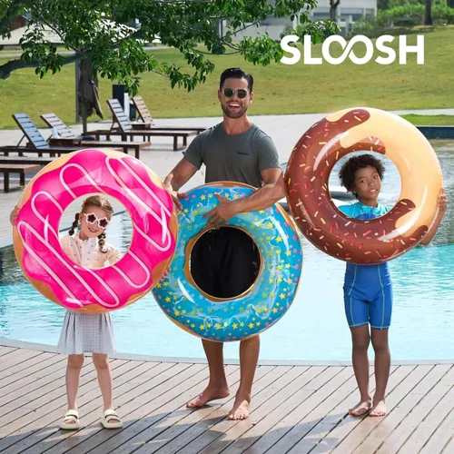 Miniatura 4 de JOYIN Flotador de piscina con purpurina de 32.5 pulgadas (paquete de 3), divertidos juguetes de tubo para fiestas en la piscina y suministros