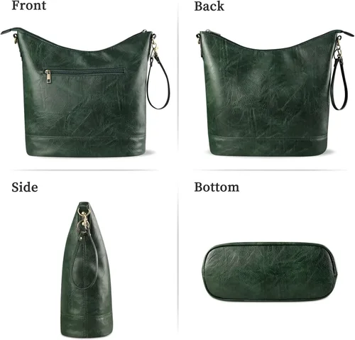 Miniatura 2 de FUKUYIN Bolso de mano para mujer bolso de hombro de piel sintética suave para mujer bolso bandolera grande para mujer