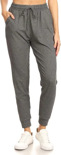 Miniatura 2 de Leggings Depot - Pantalones deportivos de calce relajado para mujer, con bolsillos y puños, ideales para yoga y entrenamiento