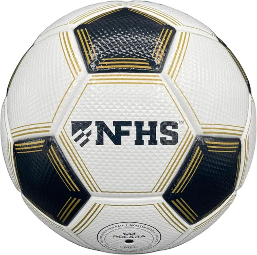 Miniatura 4 de Gold Series - Balón de fútbol de la serie 5, aprobado por la NFHS, de piel sintética coreana, profesional, resistente al agua con vejiga híbrida