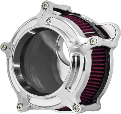 Miniatura 14 de Filtro de aire CNC para motocicleta Filtro de aire Limpiador de sistema de admisión (D-Para M8 Touring 17-23, Softail 18-24)