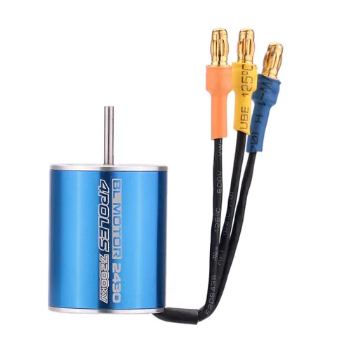 Miniatura 3 de Surpass Hobby 2430 5800KV 7200KV 4P Motor sin escobillas sin sensores y controlador de velocidad eléctrico ESC 25A sin escobillas para 1/16 1/18 RC