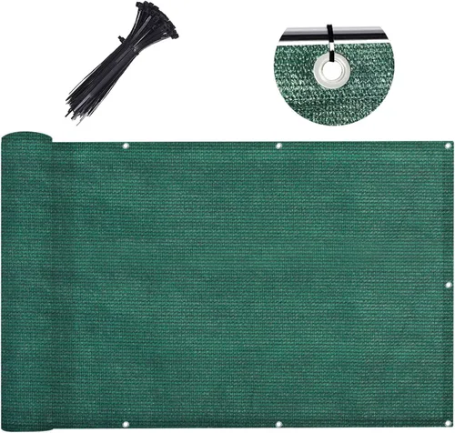 Miniatura 2 de Love Story Pantalla de privacidad para balcón, 2.5 x 5 pies, cubierta de valla protectora para terraza, protección UV y resistente a la intemperie