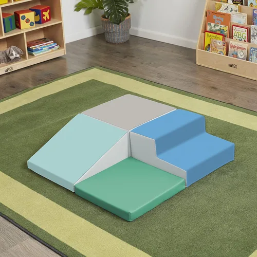 Miniatura 9 de ECR4Kids SoftZone Junior Little Me - Escalador de esquina, juego para principiantes, contemporáneo, 4 piezas