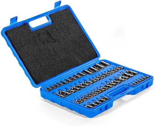 Miniatura 2 de XtremepowerUS 60 PC Star Socket Set Tamper Bit Plus Prueba S2 Chrome Herramientas W/Case