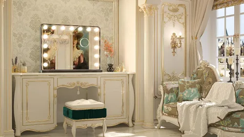 Miniatura 26 de Keonjinn Espejo de tocador Hollywood con luces y altavoz Bluetooth, 15 bombillas reemplazables, espejo de maquillaje con 2 bombillas de repuesto, 3