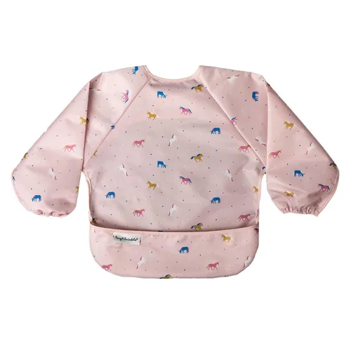 Miniatura 17 de Tiny Twinkle - Babero de manga larga para bebés y niños pequeños Babero impermeable tipo bata para comer Esenciales de alimentación lavables a
