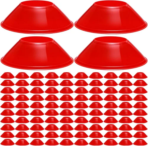 Miniatura 10 de 100 piezas mini conos de fútbol para deporte agilidad disco conos de fútbol entrenamiento para ejercicios de agilidad deportes fútbol fútbol